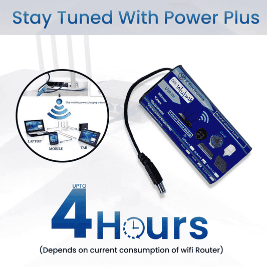 ( FREE HOME DELIVERY ) WiFi Router UPS Power Bank 9 Volts  - 4 Hours Guaranteed Backup - Tp Link Tenda PTCL & Other Routers